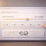 Ilustrasi bo togel bebas line dengan pengaturan batas taruhan yang fleksibel