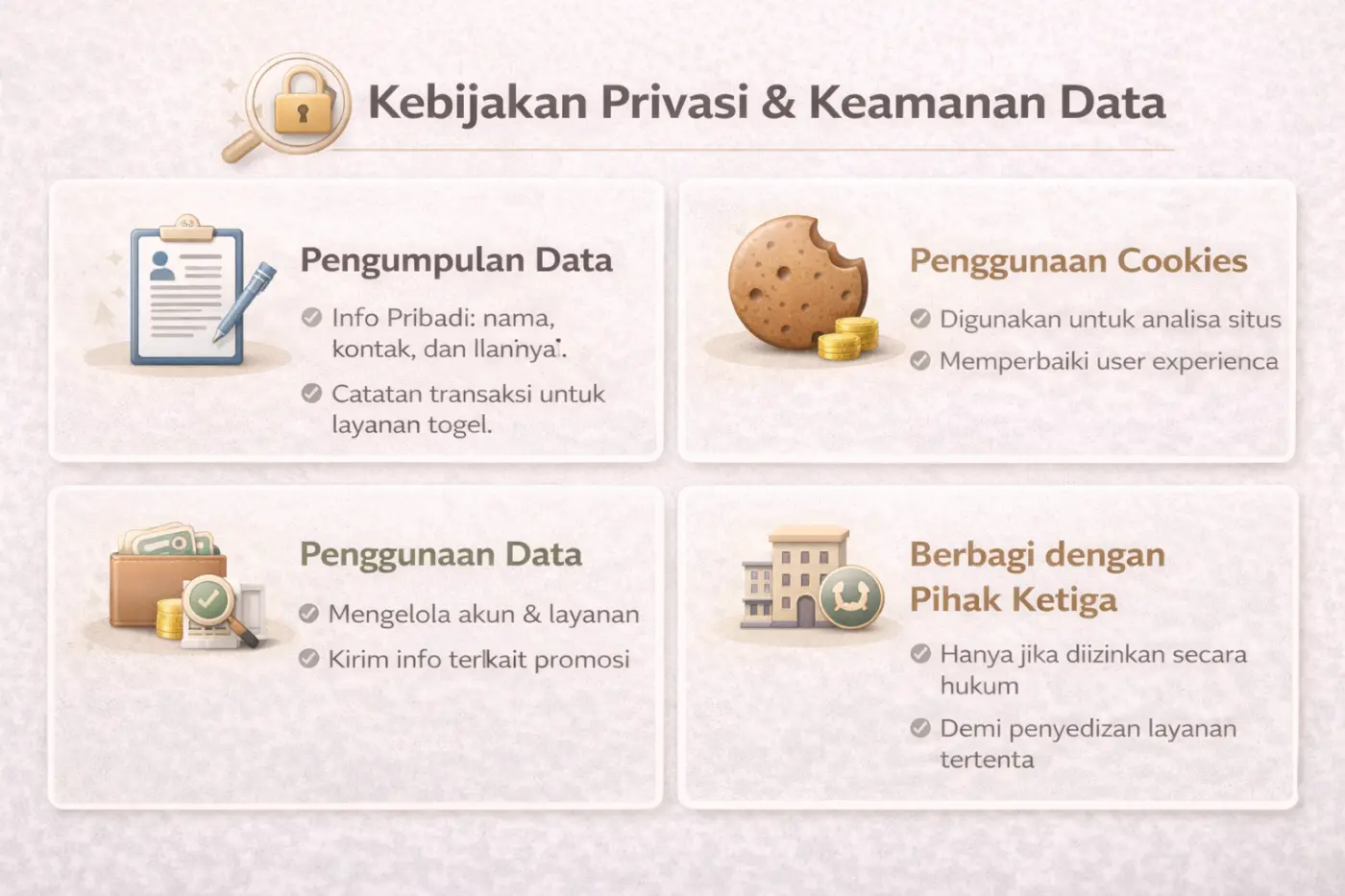 Kebijakan Privasi dan Keamanan Data