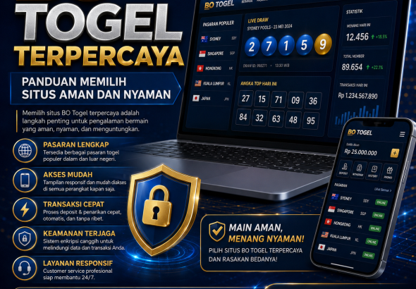 BO Togel Terpercaya: Panduan Memilih Situs Aman dan Nyaman